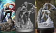 convert 2d to 3d printable model image to 3d stylizied 3d figurine