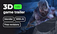 create cinematic 3d trailers and cutscenes