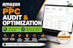 audit and optimize your amazon PPC campaigns