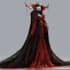 horror vampire lord queen character desing