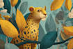 illustrate any animal in this style