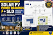 create solar pv permit drawings, electrical sld, panel layout and plans