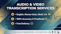 do accurate audio transcription and translation