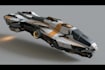 create a professional aircraft spaceship, sci fi illustration