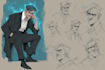 draw a character illustration in different styles