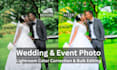 professional wedding photo editing and color correction