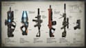 design unique weapons illustrations