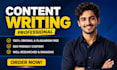 do SEO article writing, content writing, and blog writing