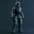 design a unique futuristic sci fi character