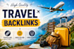build quality travel backlinks with premium guest posts