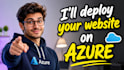 deploy website on azure with ci cd claude code