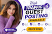 provide high gust posting with SEO and digital marking