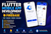develop a flutter mobile app with firebase integration