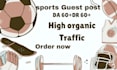 do high da sports guest post with authority backlinks