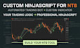 create ninjatrader automated trading bot or ninjatrader indicator for nt8 script