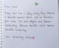write your text in neat and beautiful handwritten note
