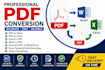 convert PDF to word excel or excel to PDF accurately