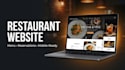 design a modern restaurant website with menu and reservations