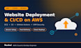 set up cicd pipeline and depoloy website on AWS