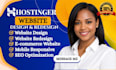 hostinger website design website design hostinger website redesign