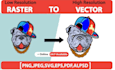 vectorize logo, vector tracing, redraw, convert image to vector