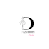 design a elegant fashion logo with custom letter mark