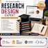 research, write content, professional canva presentations