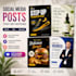 design instragram facebook social media post banners and ads