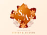 do modern invitation wedding website sign stationery logo