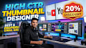 design eye caching youtube thumbnails that boost CTR