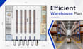 design warehouse floor plan layout, rack layout, pallet racking and storage plan