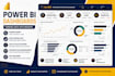 do power bi data analysis, dashboard and visualization