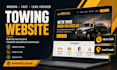 design a towing website for roadside assistance