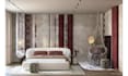 design home interior model with 3d rendering