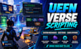 code custom verse scripts and mechanics for your uefn map