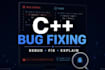 debug and fix your cpp code