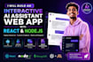 build a react web app with an ai assistant