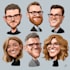 draw a professional digital caricature illustration