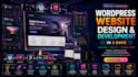 redesign wordpress website with a fresh modern layout