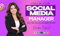 be your social media manager for organic growth and engagement