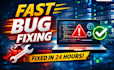 fix frontend and backend bugs fast