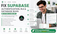 fix supabase authentication rls and database bugs in your ai web app