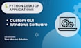 build a custom python desktop software with gui