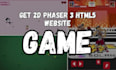develop a custom javascript HTML5 browser game with phaser 3