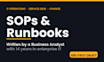 write standard operating procedures, sops and runbooks for your team