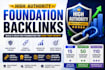 build high authority foundation backlinks for your website SEO