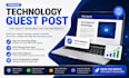 publish technology guest post with technology backlinks