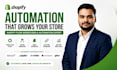 build shopify flow automation, klaviyo and zapier integrations