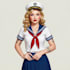 design pin up girl character