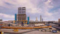 create 3d refinery oil and gas pipeline refinery process animation